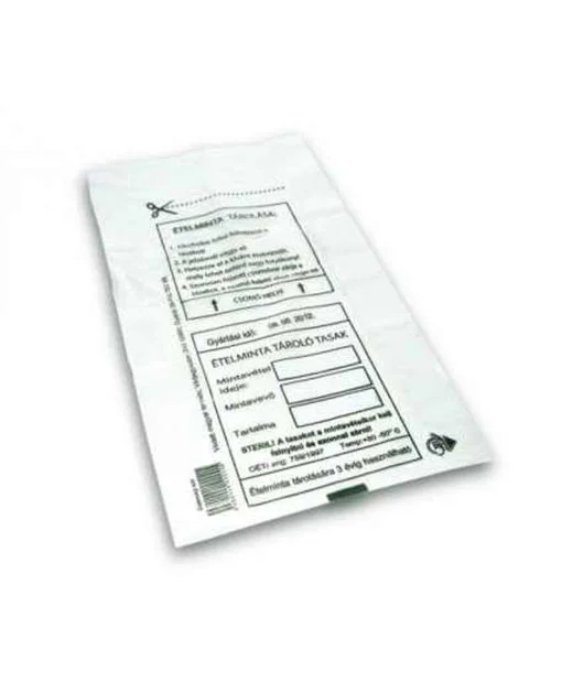 Steril ételmintás zacskó